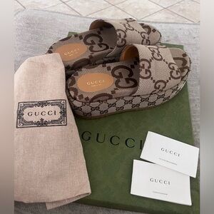 Gucci women’s platform slide sandal